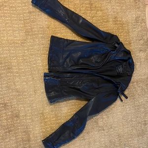 All saints leather jacket.